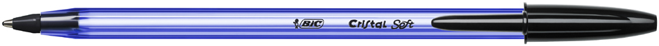 BIC Kugelschreiber Cristal Soft, Strichfarbe: schwarz von Bic
