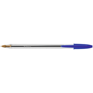BIC Kugelschreiber Cristal transparent Schreibfarbe blau, 50 St. von Bic