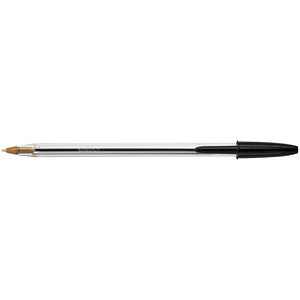 BIC Kugelschreiber Cristal transparent Schreibfarbe schwarz, 50 St. von Bic