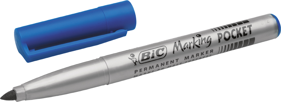 BIC Permanent-Marker Marking POCKET ECOlutions, blau von Bic