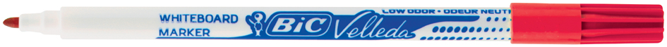 BIC Whiteboard-Marker Velleda 1721, Rundspitze, rot BIC Whiteboard-Marker Velleda 1721, Rundspitze, rot von Bic