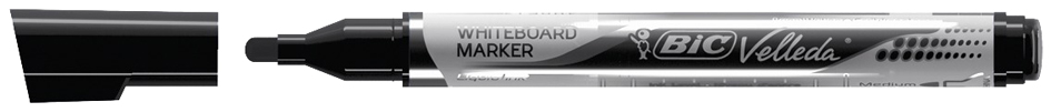 BIC Whiteboard-Marker Velleda Liquid Ink Tank, schwarz von Bic