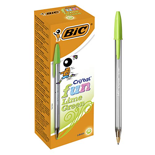 Bic Cristal Fun - Kugelschreiber Pack 20 lime von Bic