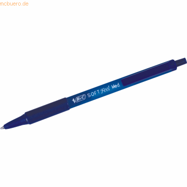 Bic Druckkugelschreiber Soft Feel Clic Grip blau von Bic