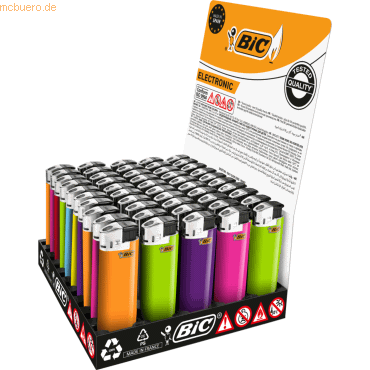 Bic Feuerzeug ELECTRONIC J38 862274 50 Stück von Bic