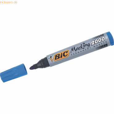 Bic Permanentmarker Marking 2000 Rundspitze 1,7mm blau von Bic