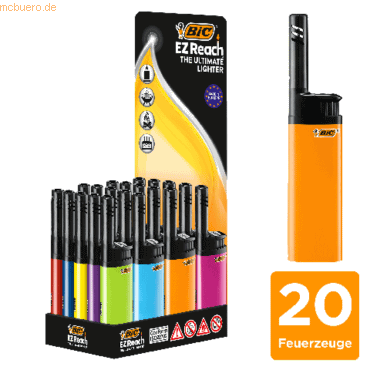 Bic Stabfeuerzeug 9066112 20 Stück von Bic