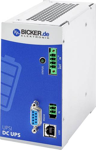 Bicker Elektronik UPSI-1208DP2 Industrielle USV-Anlage (DIN Rail) von Bicker Elektronik