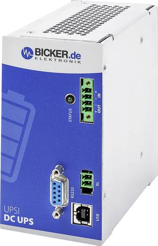 Bicker Elektronik UPSI-2406DP1 Industrielle USV-Anlage (DIN Rail) von Bicker Elektronik