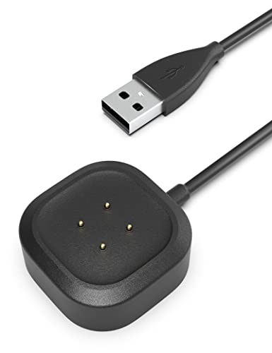 Bicmice USB Ladestation für Fitbit Sense Versa 3 Ladekabel Kompatibel mit 1M Sense 2 Sense Versa 4 Versa 3 Smartwatch Magnetische Wireless Fast Charging Ladekabel von Bicmice