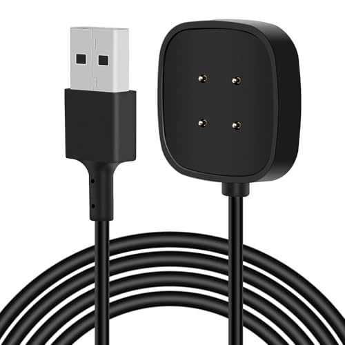 USB-Ladekabel, kompatibel mit Fitbit Sense Versa 3, Ladegerät, Smartwatch, magnetisches Ladekabel USB-Ladekabel, kompatibel mit Fitbit Sense Versa 3, Ladegerät, Smartwatch, magnetisches Ladekabel von Bicmice