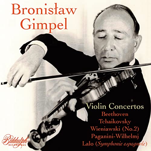 Bronislaw Gimpel spielt Violinkonzerte von Biddulph Recordings (Naxos Deutschland Musik & Video Vertriebs-)