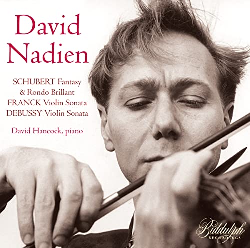 David Nadien spielt Schubert, Franck & Debussy von Biddulph Recordings (Naxos Deutschland Musik & Video Vertriebs-)