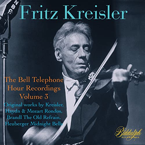 Kreisler-The Bell Telephone Recordings: Vol. 3 von Biddulph Recordings (Naxos Deutschland Musik & Video Vertriebs-)