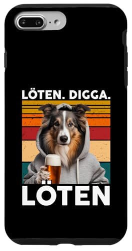Bier Löten Digga Löten Bierliebhaber Bier Border Collie Hülle für iPhone 7 Plus/8 Plus Bier Löten Digga Löten Bierliebhaber Bier Border Collie Hülle für iPhone 7 Plus/8 Plus von Bier Alkohol saufen betrunken Mallorca Spaß Tshirt