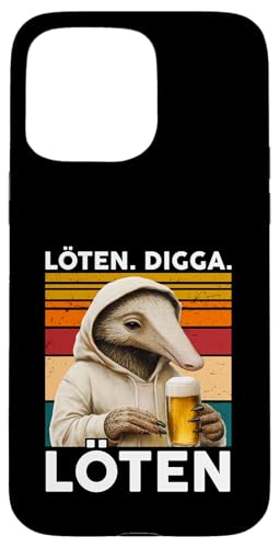 Bier Löten Digga Löten Bierliebhaber Saufen Bier Ameisenbär Hülle für iPhone 15 Pro Max Bier Löten Digga Löten Bierliebhaber Saufen Bier Ameisenbär Hülle für iPhone 15 Pro Max von Bier Alkohol saufen betrunken Mallorca Spaß Tshirt