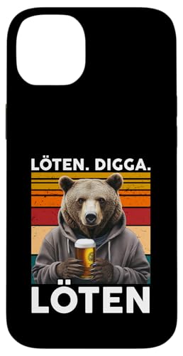 Bier Löten Digga Löten Bierliebhaber Saufen Bier Bär Hülle für iPhone 14 Plus Bier Löten Digga Löten Bierliebhaber Saufen Bier Bär Hülle für iPhone 14 Plus von Bier Alkohol saufen betrunken Mallorca Spaß Tshirt
