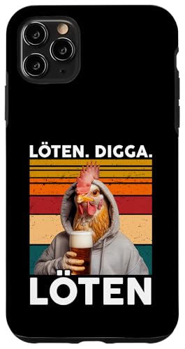 Bier Löten Digga Löten Bierliebhaber Saufen Bier Huhn Hülle für iPhone 11 Pro Max Bier Löten Digga Löten Bierliebhaber Saufen Bier Huhn Hülle für iPhone 11 Pro Max von Bier Alkohol saufen betrunken Mallorca Spaß Tshirt