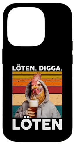 Bier Löten Digga Löten Bierliebhaber Saufen Bier Huhn Hülle für iPhone 14 Pro Bier Löten Digga Löten Bierliebhaber Saufen Bier Huhn Hülle für iPhone 14 Pro von Bier Alkohol saufen betrunken Mallorca Spaß Tshirt