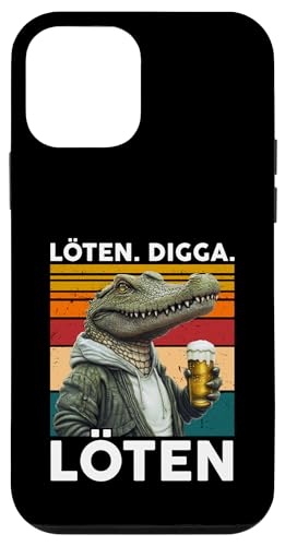 Bier Löten Digga Löten Bierliebhaber Saufen Bier Krokodil Hülle für iPhone 12 mini Bier Löten Digga Löten Bierliebhaber Saufen Bier Krokodil Hülle für iPhone 12 mini von Bier Alkohol saufen betrunken Mallorca Spaß Tshirt