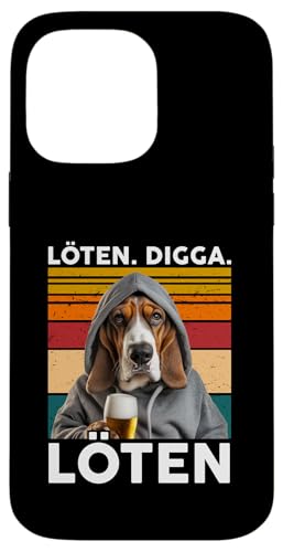 Löten Digga Löten Bierliebhaber Saufen Bier Basset Hound Hülle für iPhone 14 Pro Max Löten Digga Löten Bierliebhaber Saufen Bier Basset Hound Hülle für iPhone 14 Pro Max von Bier Alkohol saufen betrunken Mallorca Spaß Tshirt