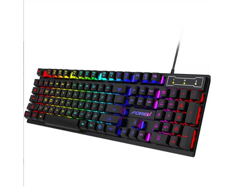 Bifurcation RGB-Gaming-Tastatur mit Hintergrundbeleuchtung Tastatur von Bifurcation