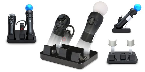 PS3 - Move Tri-Charger - Ladestation für Move Controller und Headset von Big Ben