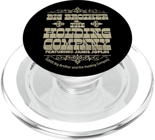 Big Brother & The Holding Company Stacked Filigranes Logo PopSockets PopGrip für MagSafe Big Brother & The Holding Company Stacked Filigranes Logo PopSockets PopGrip für MagSafe von Big Brother & The Holding Company