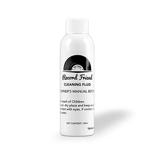 BIG FUDGE Reinigungsmittel für Vinyl Reinigung - 150ml - Nachfüllflasche für das Schallplatten Waschmaschine Reinigungsset - Flüssigkeit für die Vinyl Cleaner Waschanlage von Big Fudge