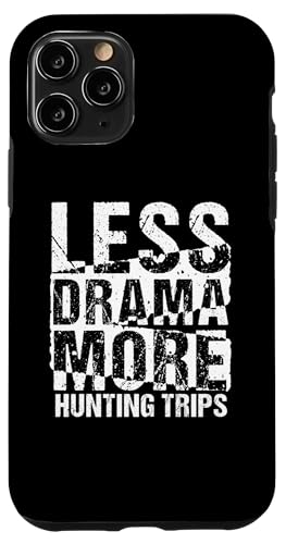 Jagdausrüstung Weniger Drama Mehr Jagdausflüge Lustiger Jäger Hülle für iPhone 11 Pro Jagdausrüstung Weniger Drama Mehr Jagdausflüge Lustiger Jäger Hülle für iPhone 11 Pro von Big Game Hunting Apparel