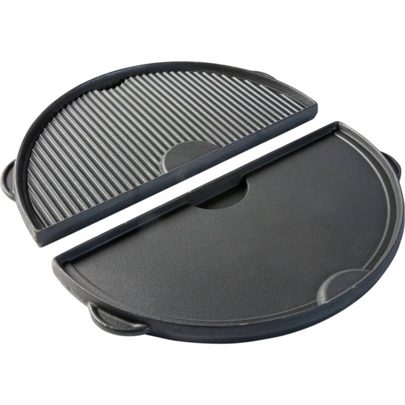 Halbrunde Grillplatte aus Gusseisen XL von Big Green Egg