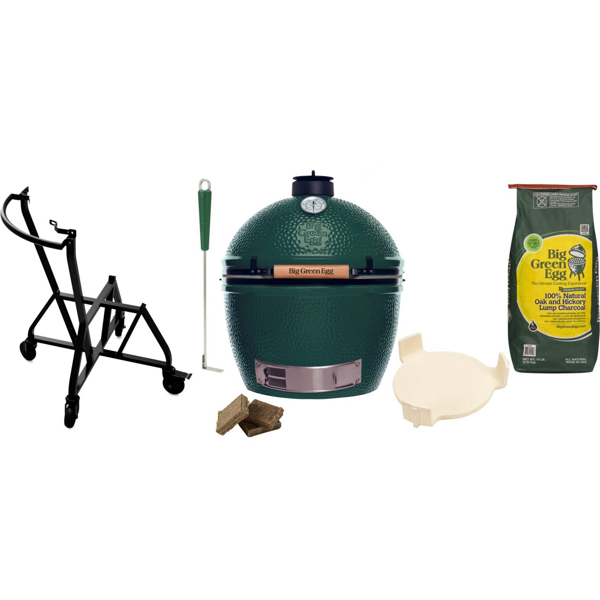 XLarge, Starter-Paket, Holzkohlegrill von Big Green Egg