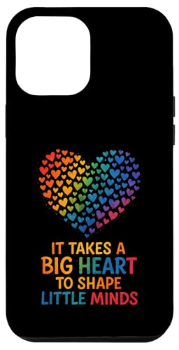 Es braucht ein großes Herz, um kleine Köpfe zu formen. Hülle für iPhone 12 Pro Max Es braucht ein großes Herz, um kleine Köpfe zu formen. Hülle für iPhone 12 Pro Max von Big Heart Teacher Preschool Kindergarten Spelling