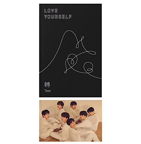 Big Hit Entertainment BTS Love Yourself Tear 3rd Album [U Version] CD+Poster+Photobook+Photocard+Mini Book+Standing Photo+(Extra BTS 6 Photocards+1 Double-Sided Photocard+Logo Sticker) von Big Hit Entertainment