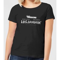 T-Shirt The Big Lebowski Logjammin Damen - Schwarz - Damen - XL von Big Lebowski