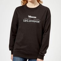 The Big Lebowski Logjammin Damen Pullover - Schwarz - L von Big Lebowski