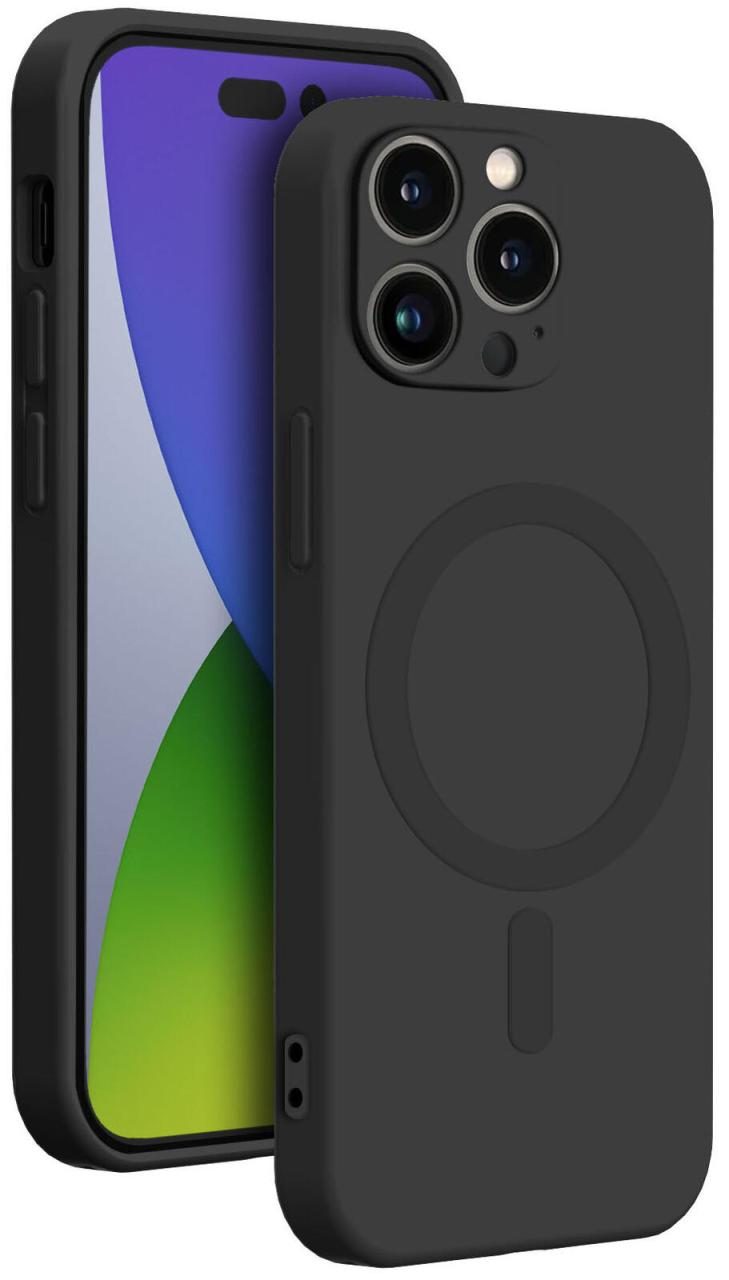 BigBen Handy-Cover MagSafe Soft Case für iPhone 14 Pro schwarz von BigBen