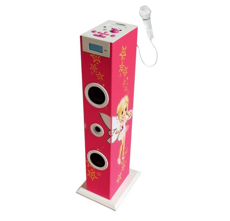 BigBen Stereoanlage (Turmlautsprecher Musikturm Feen Motiv USB Radio Sound Tower) von BigBen