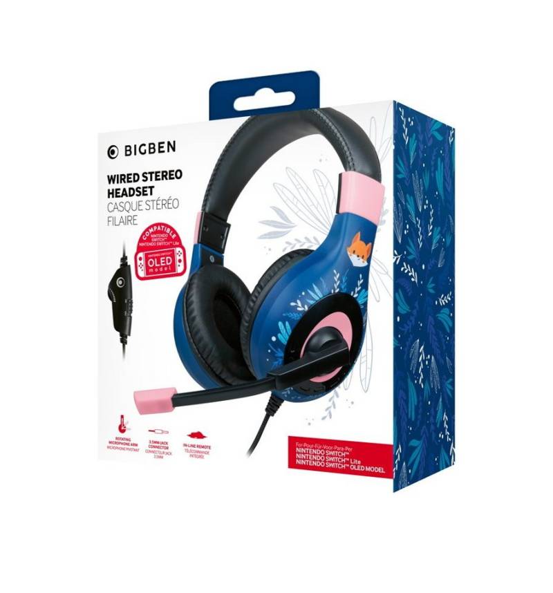 BigBen für Nintendo Switch / Lite Stereo Gaming Headset V1 Fox BB014532 Zubehör Nintendo von BigBen