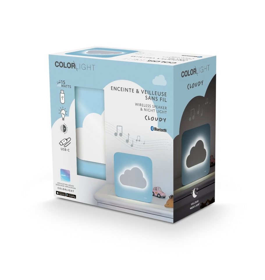 BigBen portabler Lautsprecher COLORLIGHT Cloudy Wolke LED blau AU385120 Portable-Lautsprecher BigBen portabler Lautsprecher COLORLIGHT Cloudy Wolke LED blau AU385120 Portable-Lautsprecher von BigBen