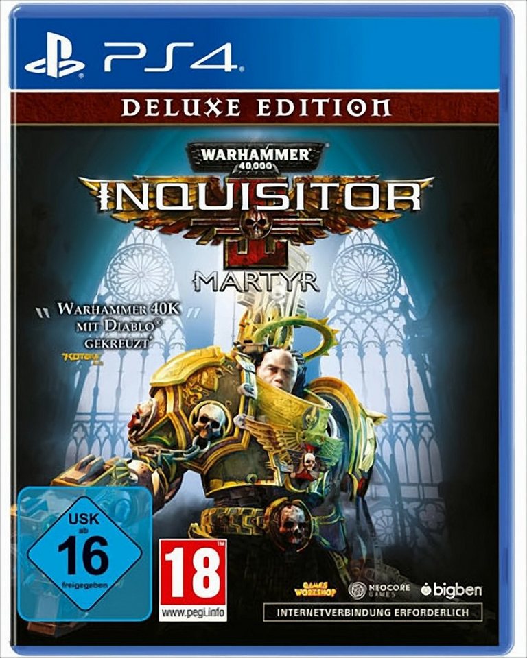 Warhammer 40.000 - Inquisitor Martyr DeLuxe Edition PS4 Playstation 4 von BigBen