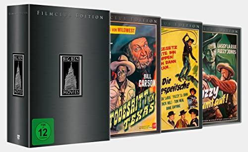 Al 'FUZZY' St. John BOX (3 DVD) - Die Todespeitsche - Fuzzy räumt auf - Todesritt in Texas - Filmclub Edition - Mit Buster Crabbe und Lash La Rue von BigBenMovies