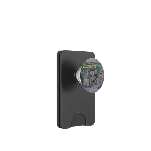Grüße Aus Nola New Orleans Louisiana, Wandgemälde PopSockets PopWallet für MagSafe Grüße Aus Nola New Orleans Louisiana, Wandgemälde PopSockets PopWallet für MagSafe von BigBossBrand