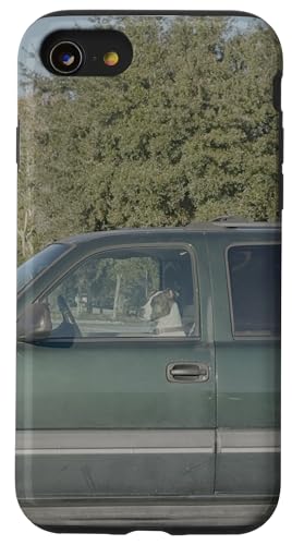 Hund Fährt Auto, Lustig Humorvoll, Haustier-Humor Hülle für iPhone SE (2020) / 7 / 8 von BigBossBrand