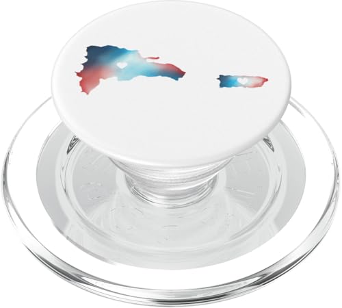 Ich Liebe Puerto Rico Dominikanische Republik, Inseln Karte PopSockets PopGrip für MagSafe Ich Liebe Puerto Rico Dominikanische Republik, Inseln Karte PopSockets PopGrip für MagSafe von BigBossBrand