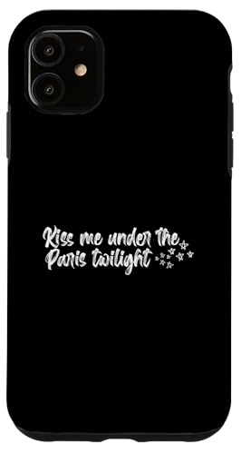 Küss Mich In Der Pariser Dämmerung, Liebesliedtext Hülle für iPhone 11 von BigBossBrand