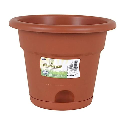 BigBuy Garden Blumentopf mit Untersetzer, Braun BigBuy Garden Blumentopf mit Untersetzer, Braun von BigBuy Garden