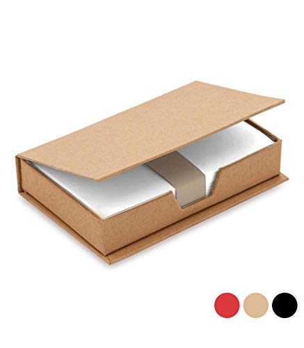 BigBuy Office 143463 Notizblock, 180 Blatt, Natur, 13 x 3 x 8,5 cm von BigBuy Office