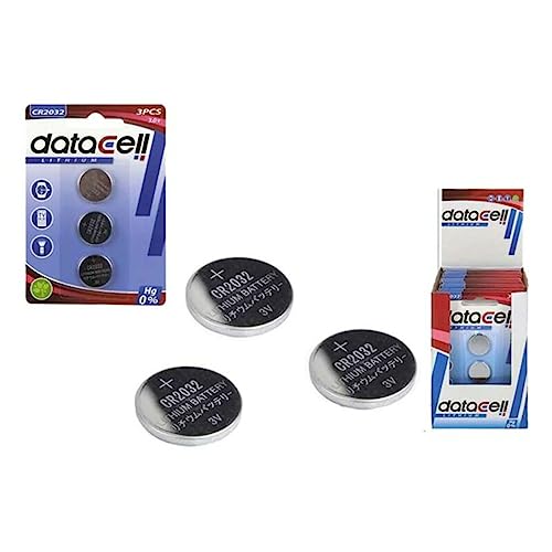 BigBuy Tech Datacell CR2032 Lithium-Knopfzellen, 3 V, 3 Stück BigBuy Tech Datacell CR2032 Lithium-Knopfzellen, 3 V, 3 Stück von BigBuy Tech