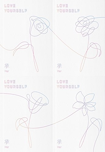 BigHit BTS - Love Yourself æ‰¿ [Her] [L.O.V.E Versions Set] 4 CD+Photobook+Photocard+4 Folded Poster+Free Gift von BigHit